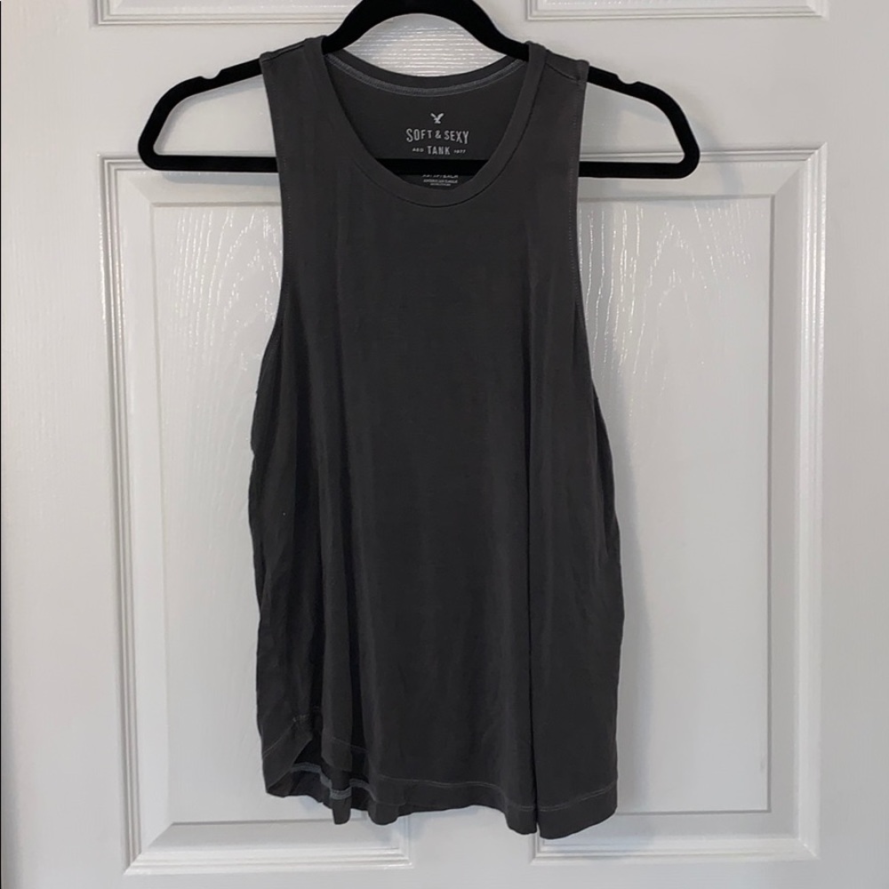Gray tank top